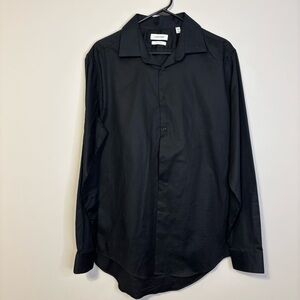 Calvin Klein Black Dress Shirt for Men